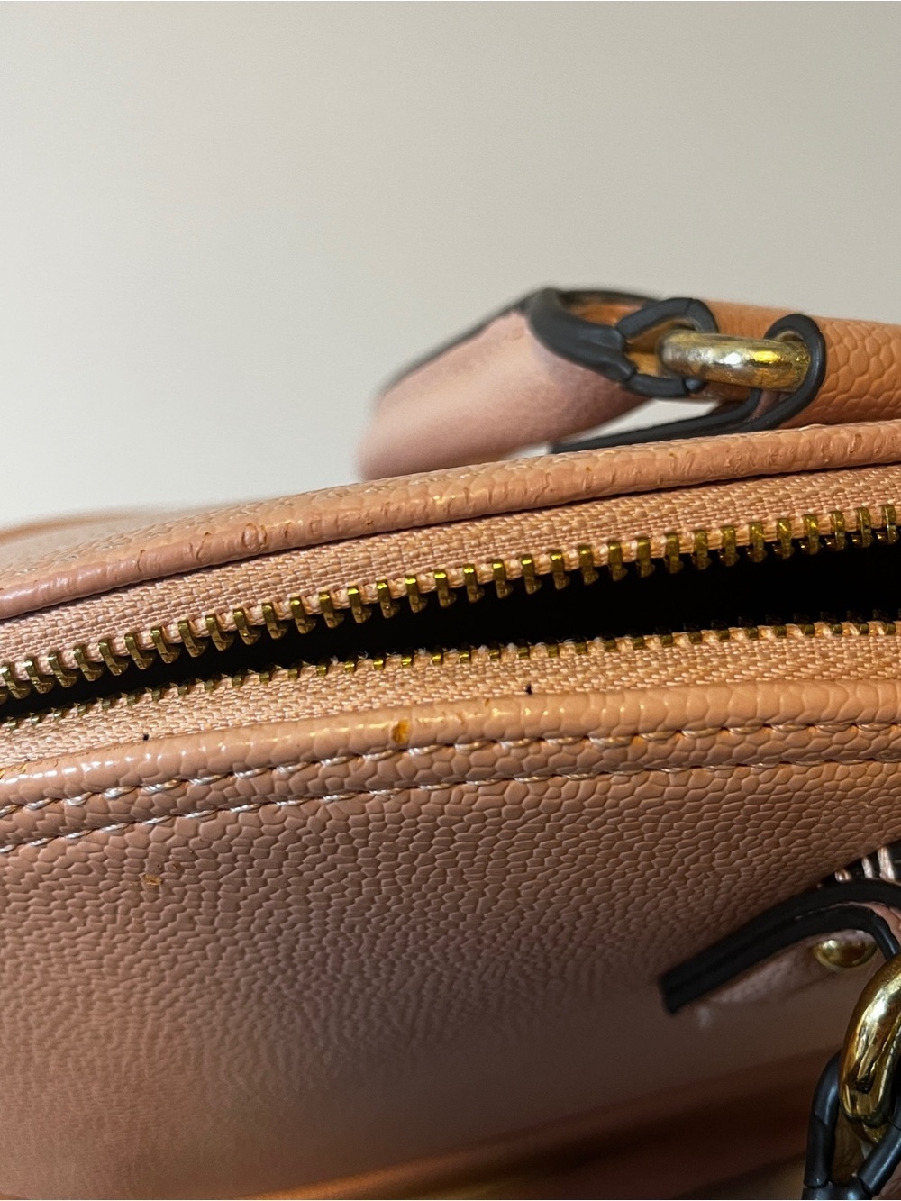 Anne Klein Bag, Mauve Pink Dome Satchel - Picture 9 of 11